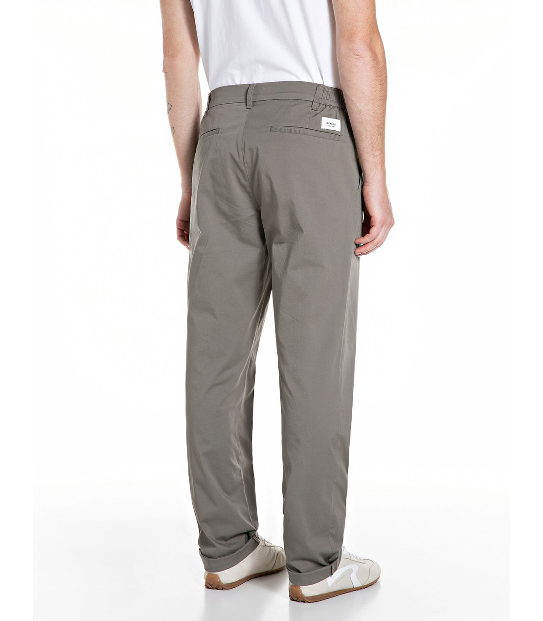 コンフォートコットンツイルパンツ 詳細画像 グレー 2